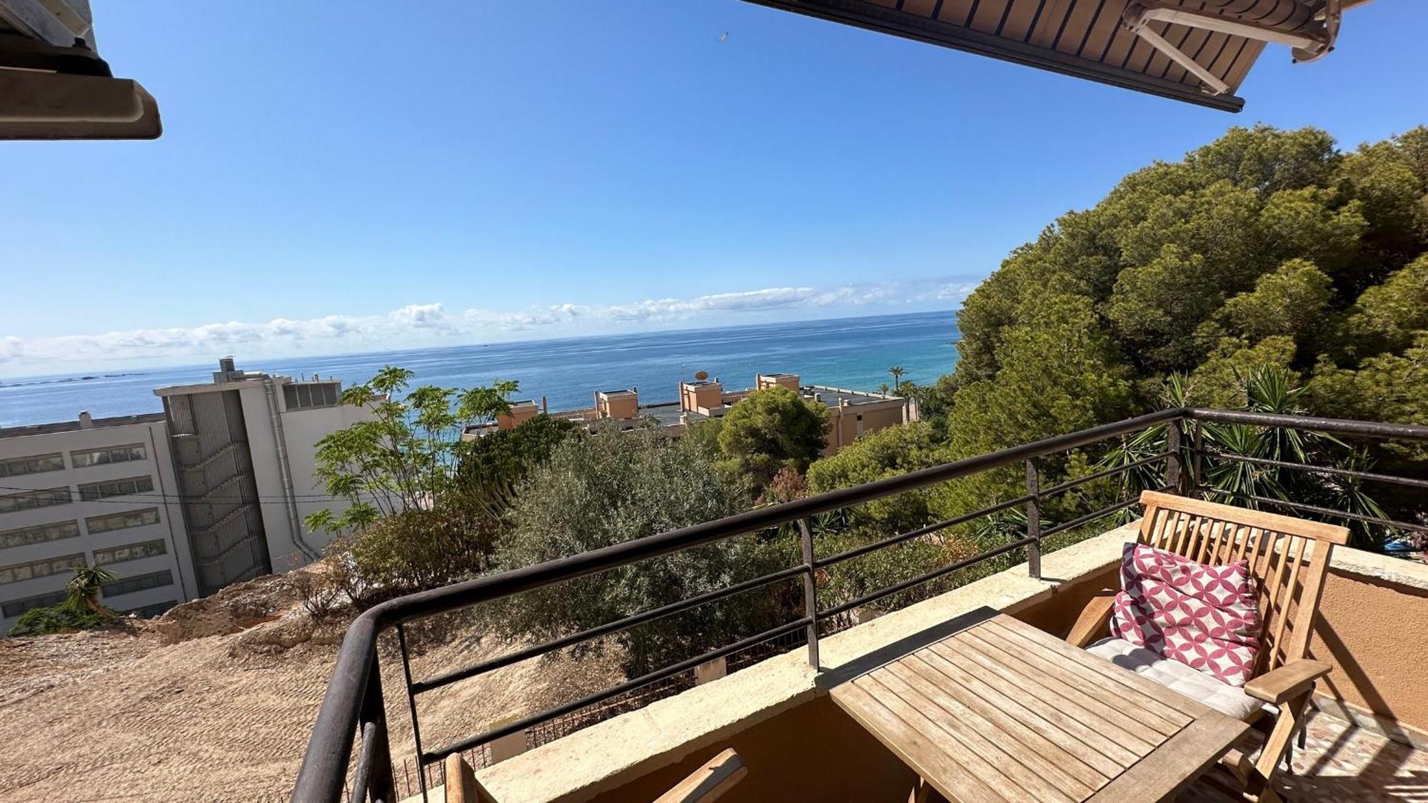 Pv20B, Amplio Apartamento Centrico, 50 Mt De La Playa Y Vistas Al Mar Villajoyosa Exterior foto
